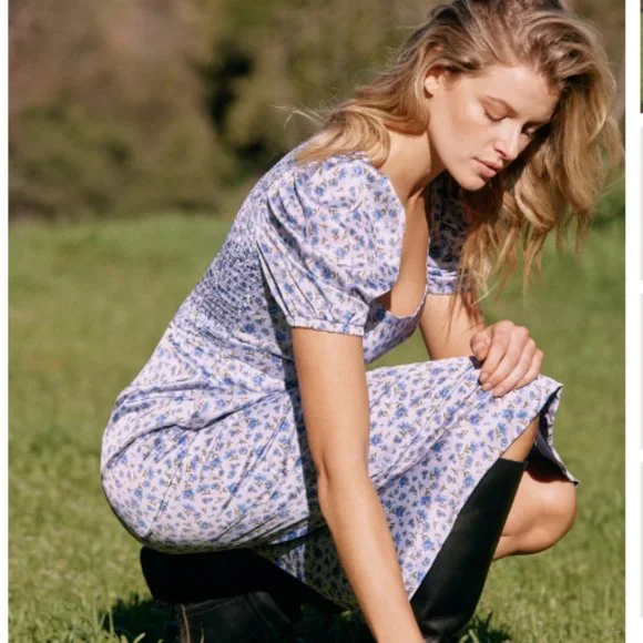 knee length dresses for ladies Violetta Midi Dress – Rebecca Vallance
